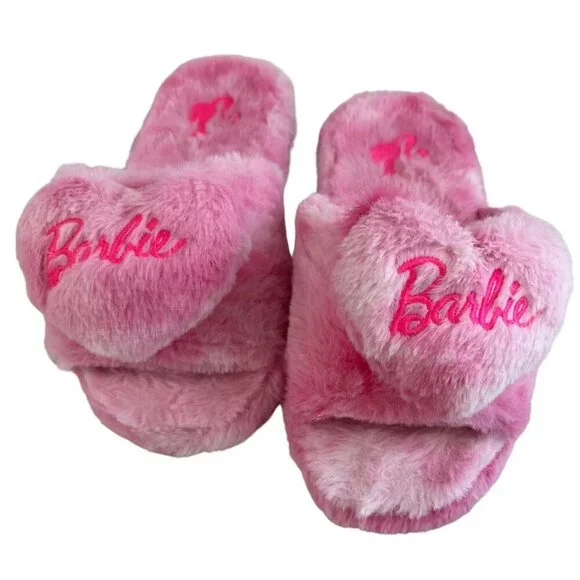 L (7/8) Skinnydip Barbie Slippers - Picture 1 of 4